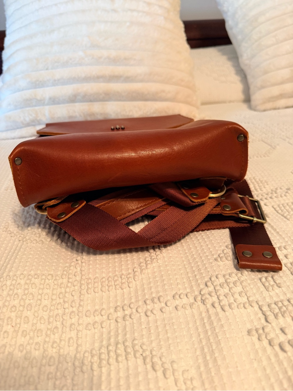 Portland Leather Chestnut Sierra Backpack - Picture 6 of 7